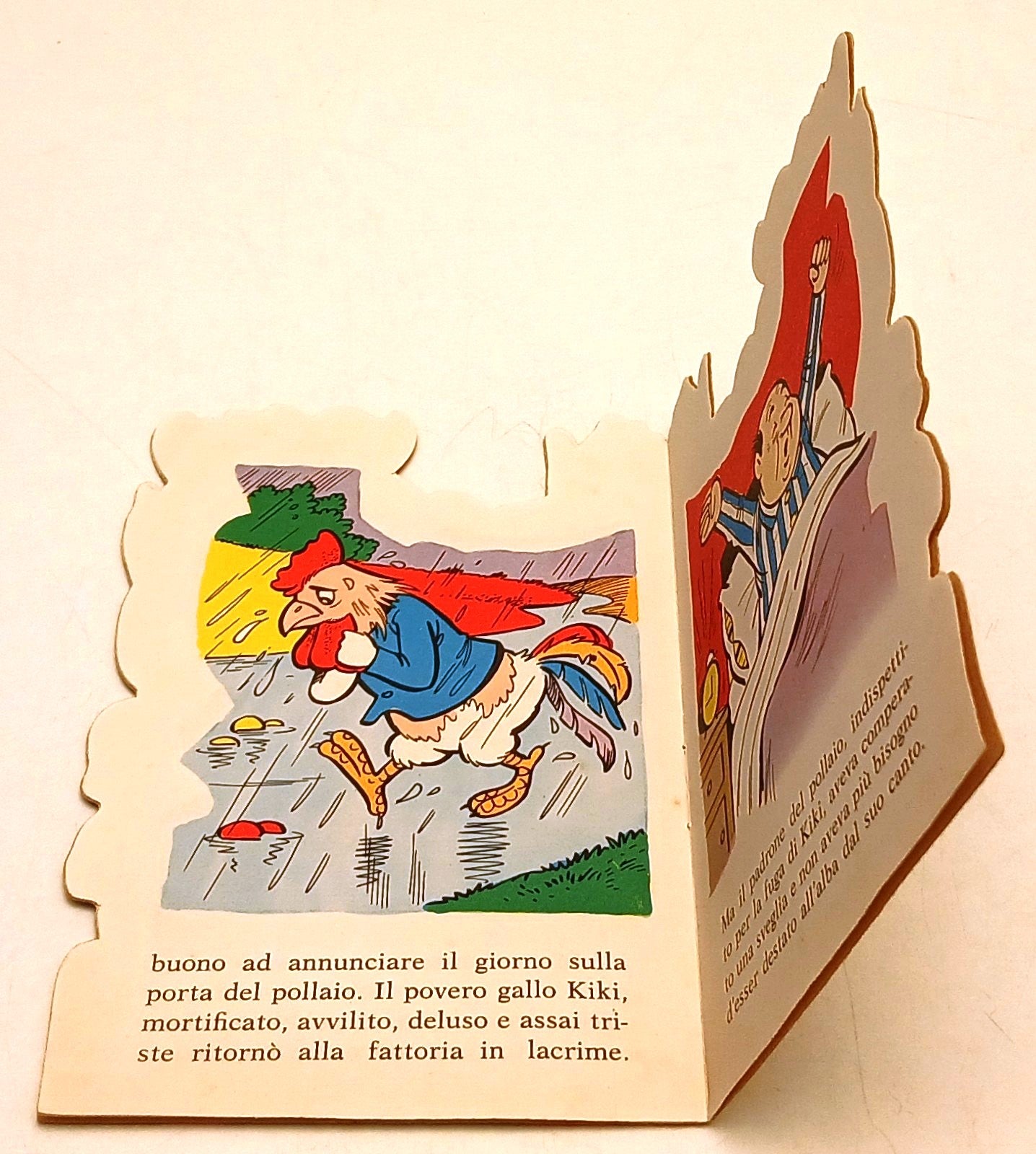 Il gallo canterino - Malipiero - fiaba illustrata per bambini - RVSz154