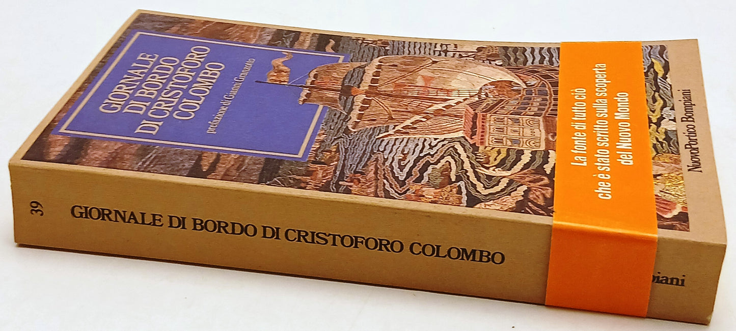 Giornale di bordo di Cristoforo Colombo - Bompiani Nuovo Portico- 1a ed.- ZFS198