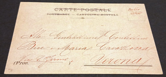 CC- Cartolina viaggiata - Giuseppe Verdi Roncole Busseto Casa di Riposo- RVSz199