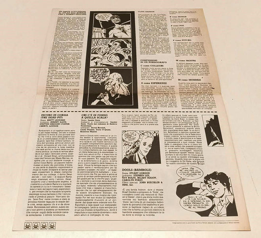 FB- DYLAN DOG HORROR FEST NEWS 7/17 MAGGIO 1990 CINEMA GLORIA MILANO - RVSa446