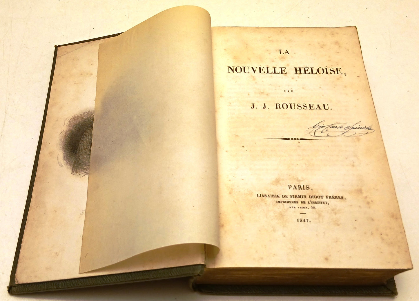 La Nouvelle Heloise - Rousseau - Firmin Didot Freres - 1847- in francese- ZFS120