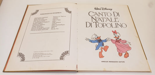 FD- IL CANTO DI NATALE DI TOPOLINO- MONDADORI- PIETRE PREZIOSE- 1a- 1983- YFS339