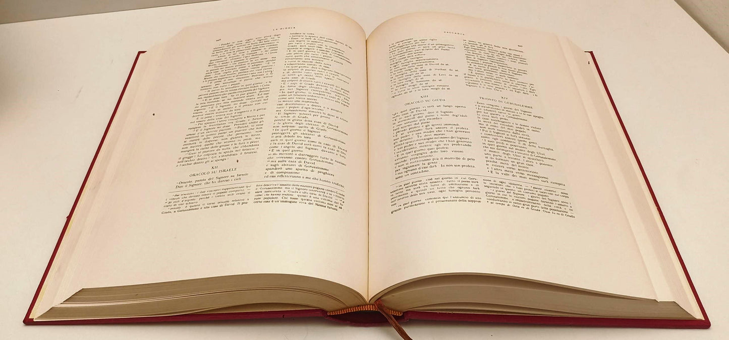 LD- LA SACRA BIBBIA SECONDO LA VERSIONE DEI SETTANTA 2 VOLUMI- BRUNELLO- 1960- C