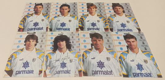 LC- LOTTO 23 CARTOLINE PARMA CALCIO MELLI BUFFON CANNAVARO INZAGHI ZOLA RVSa501