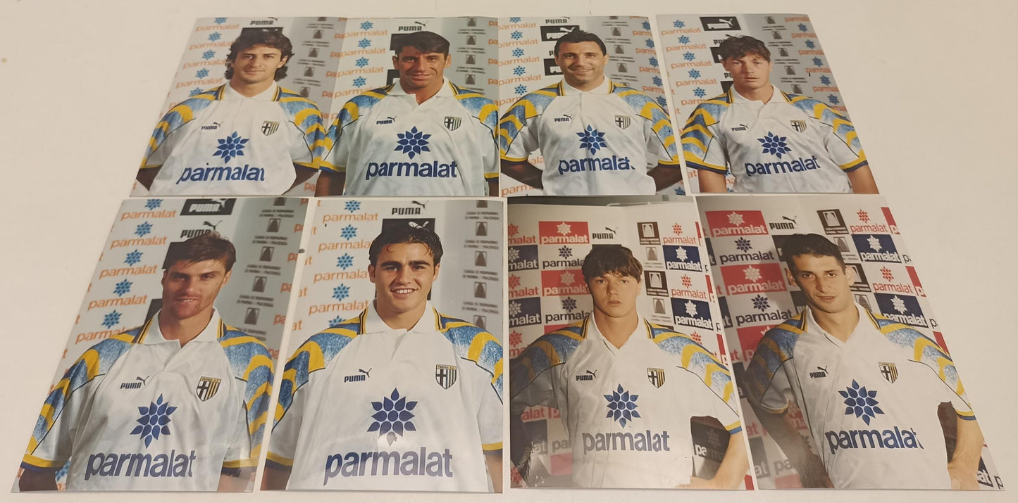 LC- LOTTO 32 FOTOGRAFIE PARMA CALCIO BUFFON CANNAVARO BROLIN SCALA MELLI RVSa502
