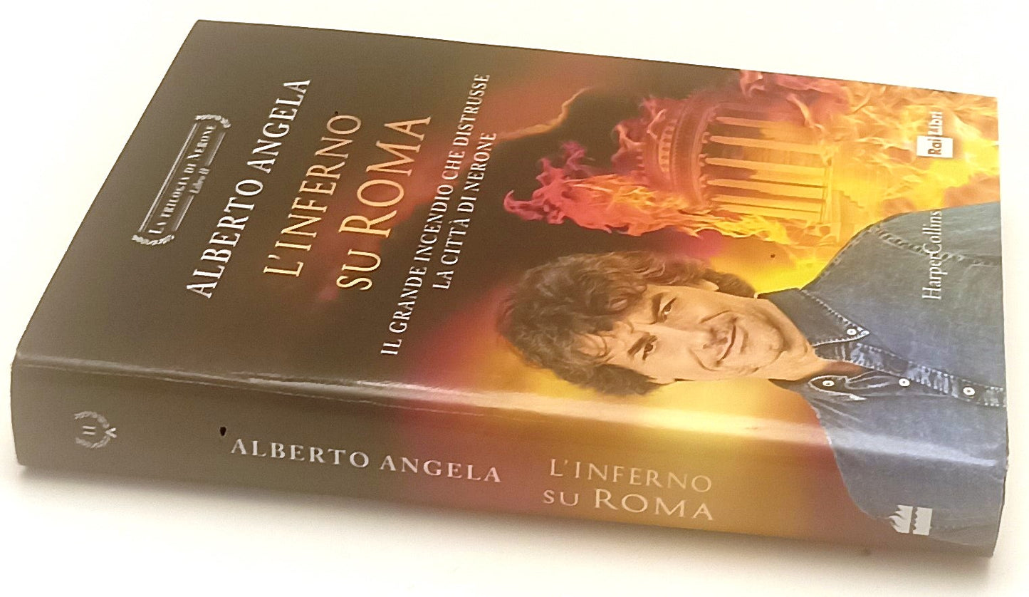 LN- LA TRILOGIA DI NERONE VOLUMI I/III - ALBERTO ANGELA - HARPERCOLLINS- CS- XFS