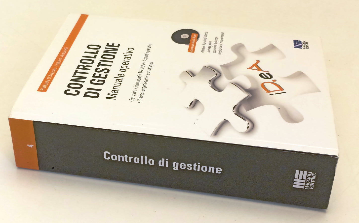 LZ- CONTROLLO DI GESTIONE MANUALE + CD ROM- D'ALESSIO ANTONELLI- MAGGIOLI-YFS529