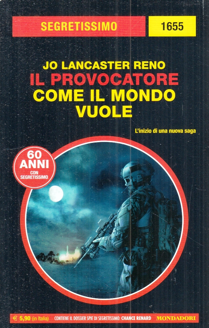 LG- SEGRETISSIMO 1655 IL PROVOCATORE- JO LANCASTER RENO- MONDADORI- 2020- B- XFS