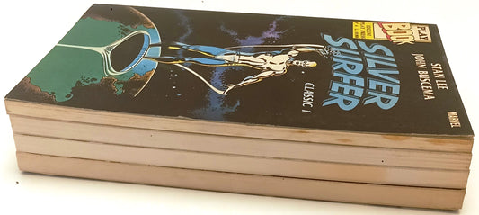 FS- PLAY BOOK 4,9,13,17 SILVER SURFER CLASSIC 1/4- STAN LEE JOHN BUSCEMA- B- F25