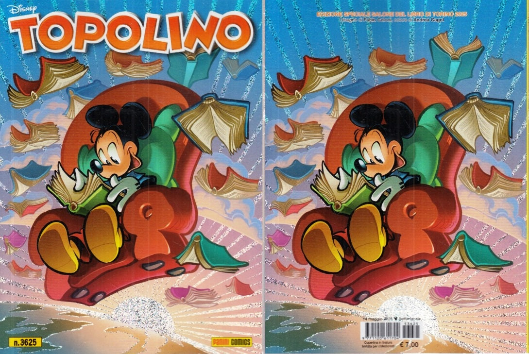 FD- TOPOLINO N.3625 SPECIALE SALONE DEL LIBRO DI TORINO 2025 PANINI DISNEY- F25