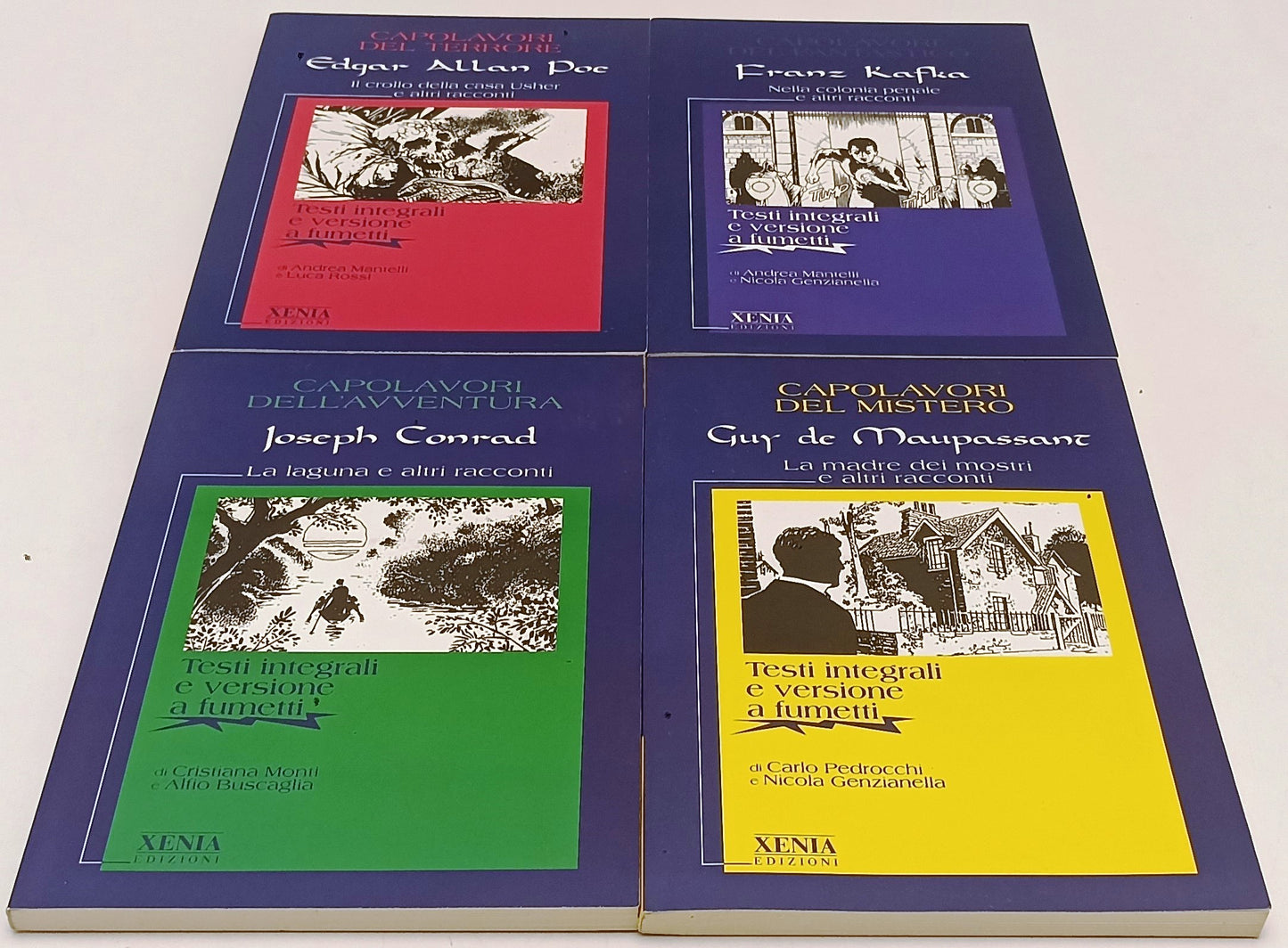 FZ- CASA USHER- CONRAD KAFKA ALLAN POE MAUPASSANT- XENIA CAPOLAVORI FUMETTI- G25