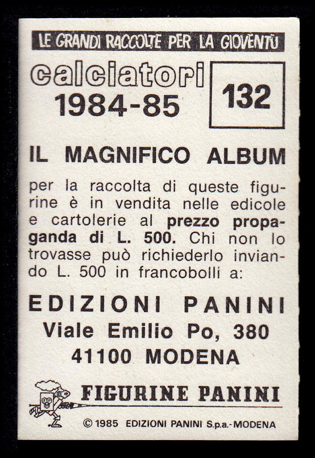 Figurine Panini - Calciatori 1984/85 - Mancolista INTER