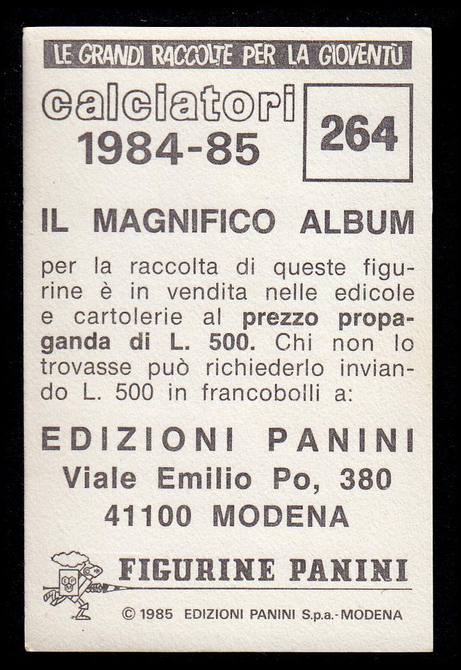 Figurine Panini - Calciatori 1984/85 - Mancolista TORINO