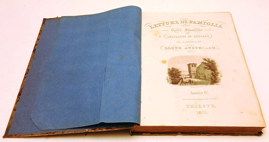 Letture di Famiglia Illustrata Incisioni acciaio - Lloyd Austriaco- 1885- YFS922