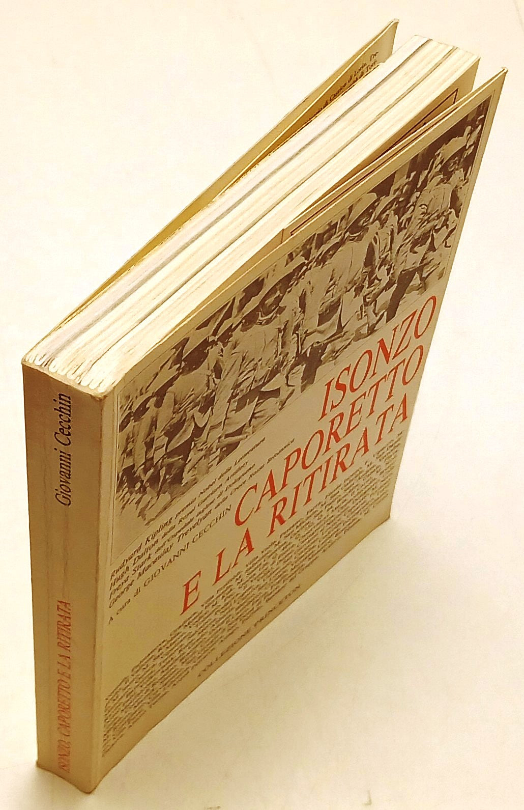 Isonzo Caporetto e la ritirata - Cecchin - Collezione Princeton - 1a ed.- ZFS195