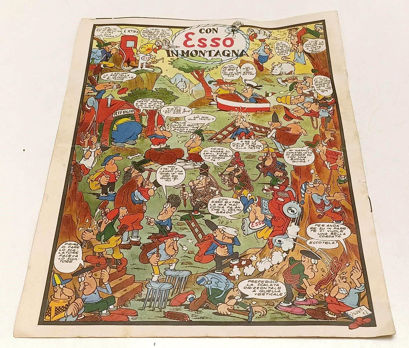 LR- JUNIOR ANNO I N.9 FEBBRAIO 1958 JACOVITTI - BOLLETTINO ESSO JUNIOR - RVSa389