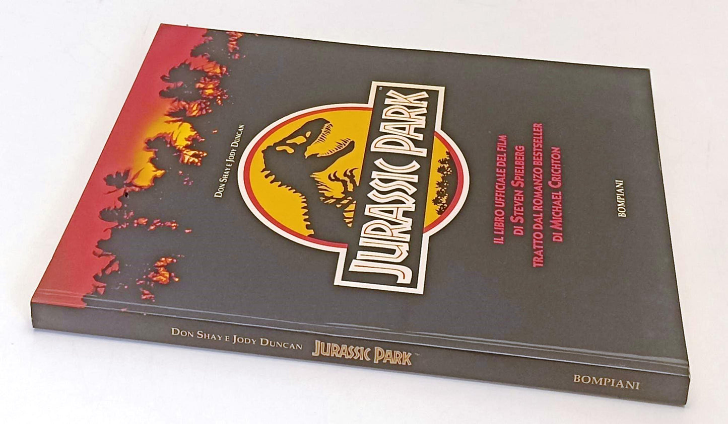 LW- JURASSIC PARK SPIELBERG - DON SHAY JODY DUNCAN - BOMPIANI--- 1993- B- YFS936