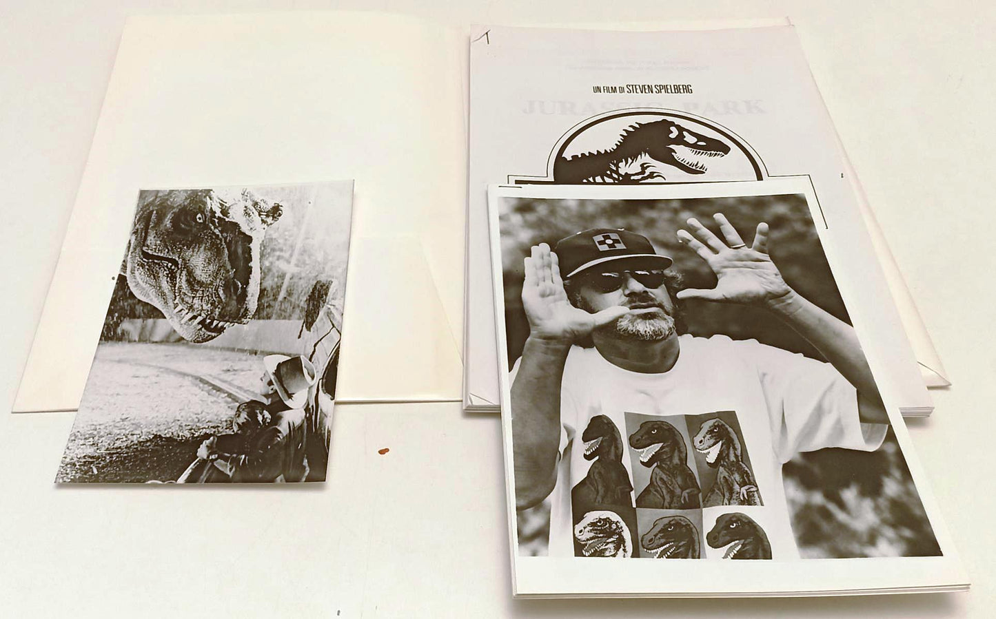 LW- CARTELLA STAMPA FILM LUCE JURASSIC PARK di STEVEN SPIELBERG - RVSa418