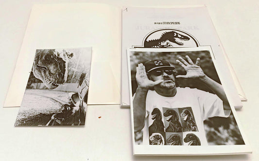 LW- CARTELLA STAMPA FILM LUCE JURASSIC PARK di STEVEN SPIELBERG - RVSa418