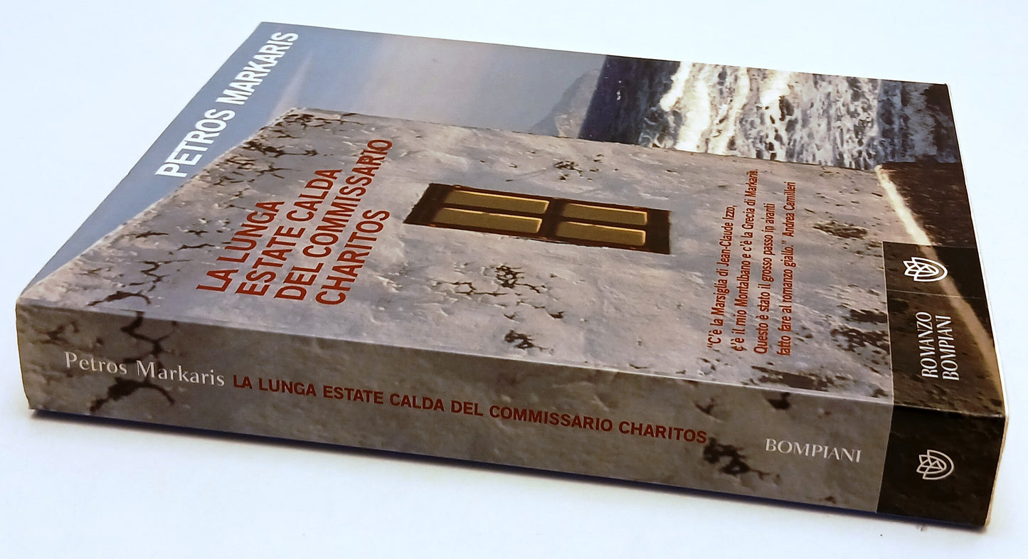 LN- LUNGA ESTATE CALDA COMMISSARIO CHARITOS- PETROS MARKARIS- BOMPIANI- BS-ZFS46