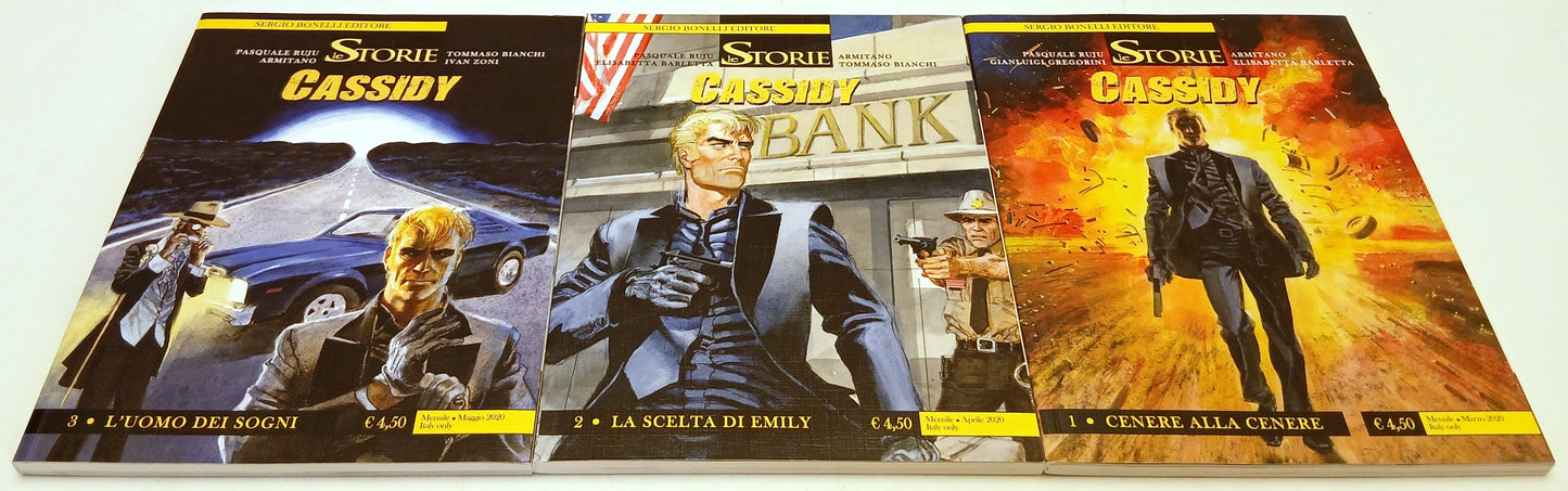Le Storie 90,91,92 Cassidy 1/3 miniserie completa - Bonelli - D26