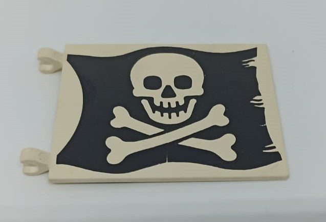 GG- LEGO ORIGINALI - BANDIERA FLAG PIRATI TESCHIO GRANDE VINTAGE - LGGpp6