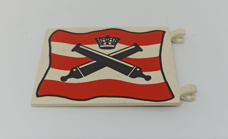 GG- LEGO ORIGINALI - BANDIERA FLAG SOLDATI IMPERIALI PIRATI ROSSA GRANDE- LGGpp5