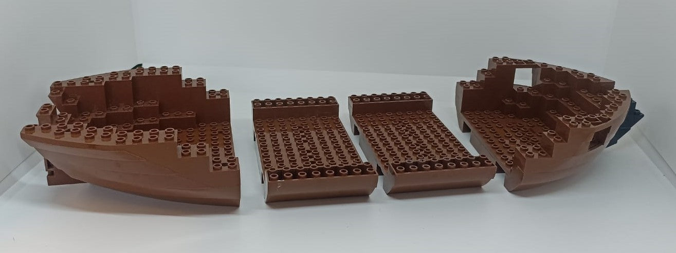 GG- LEGO ORIGINALI - GALEONE NAVE PIRATI CHIGLIA POPPA PRUA - LGG8