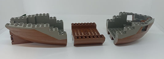 GG- LEGO ORIGINALI - NAVE SCIALUPPA PIRATI CHIGLIA POPPA PRUA - LGG9