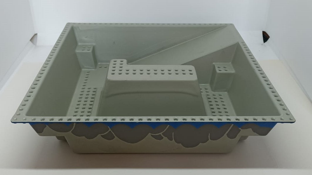 GG- LEGO ORIGINALI - PIASTRA SAGOMATA BASEPLATE GRIGIA PIRATI CASTELLO TESORO