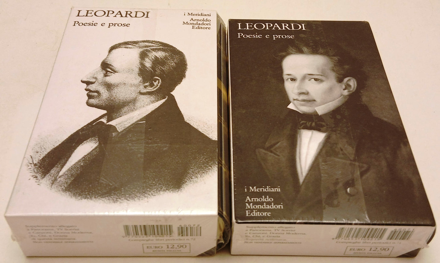 Poesie e prose 2 volumi - Giacomo Leopardi - Mondadori Panorama I meridiani