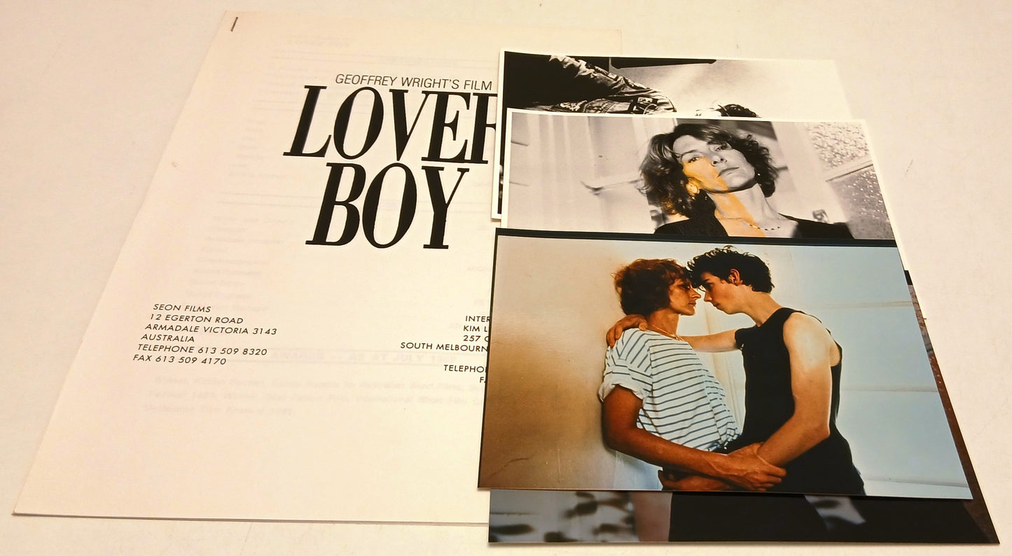 Pack servizio stampa film Lover boy - Geoffrey Wright Taylor Jones - RVSa858