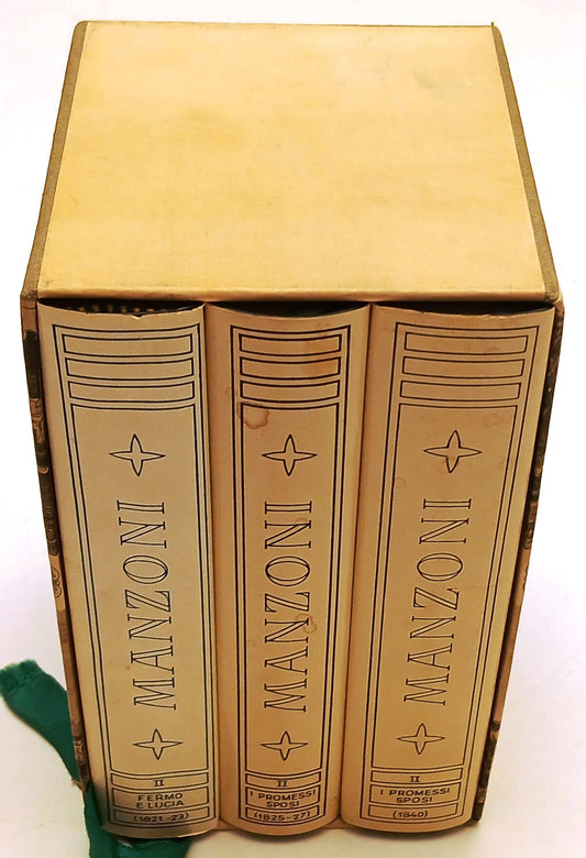 LN- FERMO E LUCIA PROMESSI SPOSI 3 VOLUMI- MANZONI- MONDADORI- CLASSICI- CS- XFS