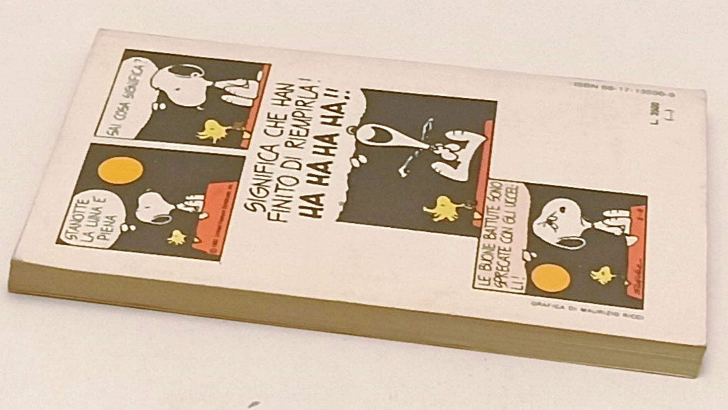 FC- IL MENU' DEL GIORNO - CHARLES M. SCHULZ - RIZZOLI BUR - 1a ED. 1985 - B- Q24
