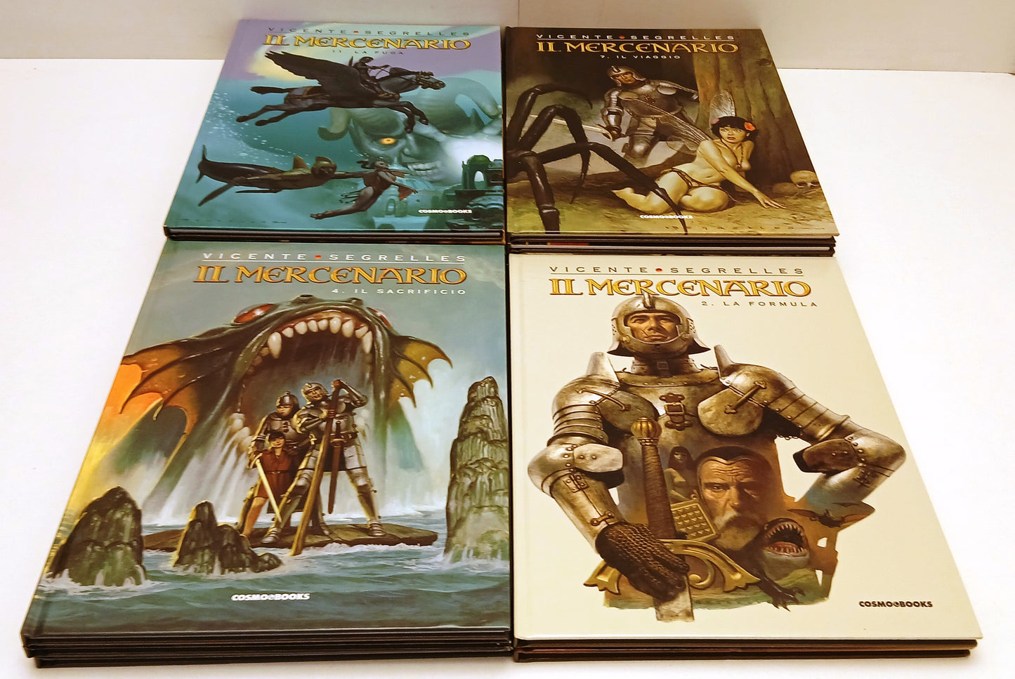 FV- IL MERCENARIO 1/14 COMPLETA - VINCENTE SEGRELLES - COSMO BOOKS- 2018- C- Z25