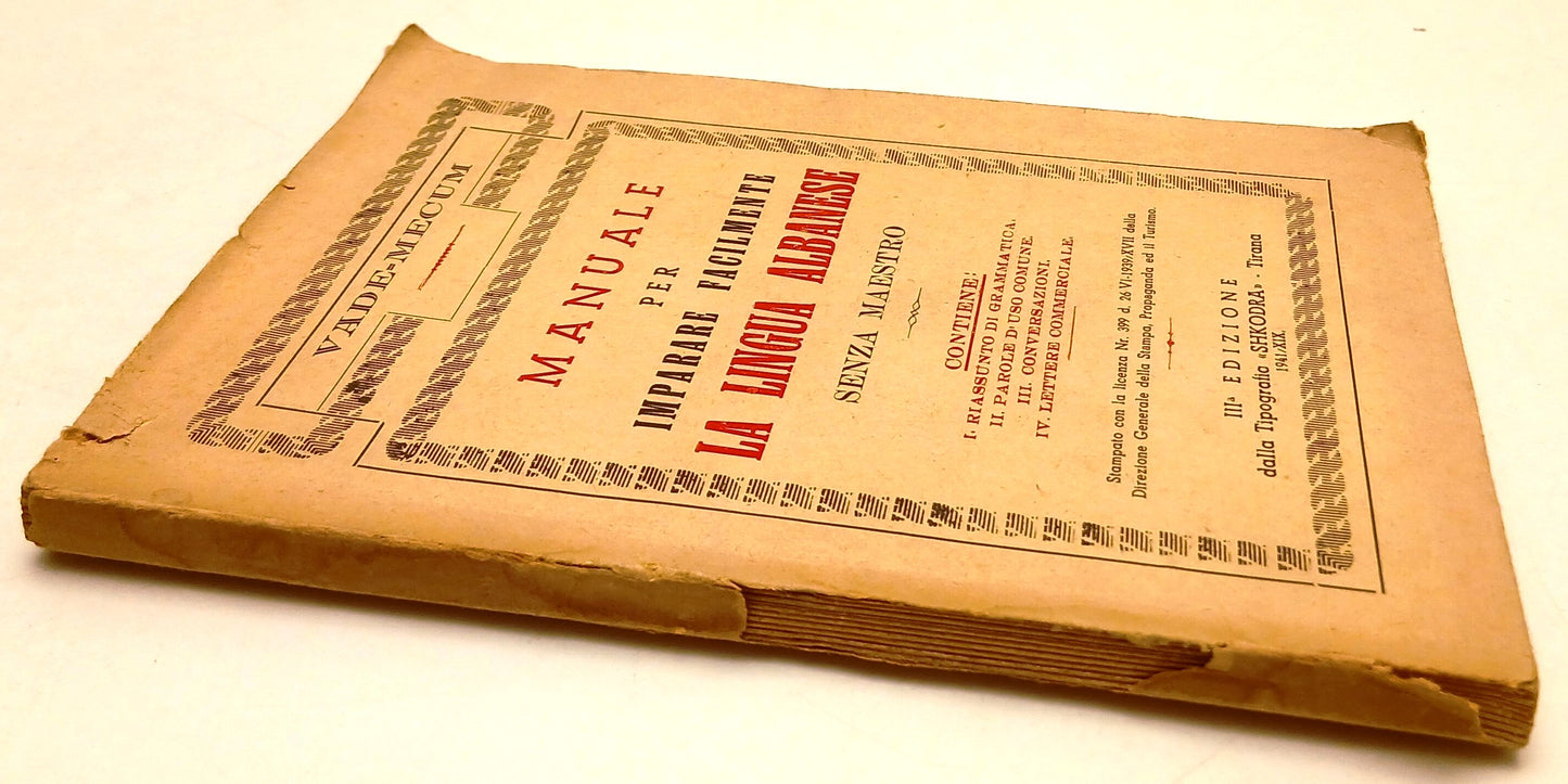 LZ- MANUALE PER IMPARARE FACILMENTE LINGUA ALBANESE SENZA MAESTRO- SHKODRA-ZFS83