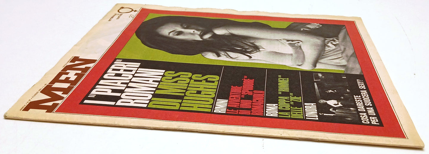 Rivista erotica Men anno V n.27 1970 Miss Hughes - Tattilo - RVSa1037