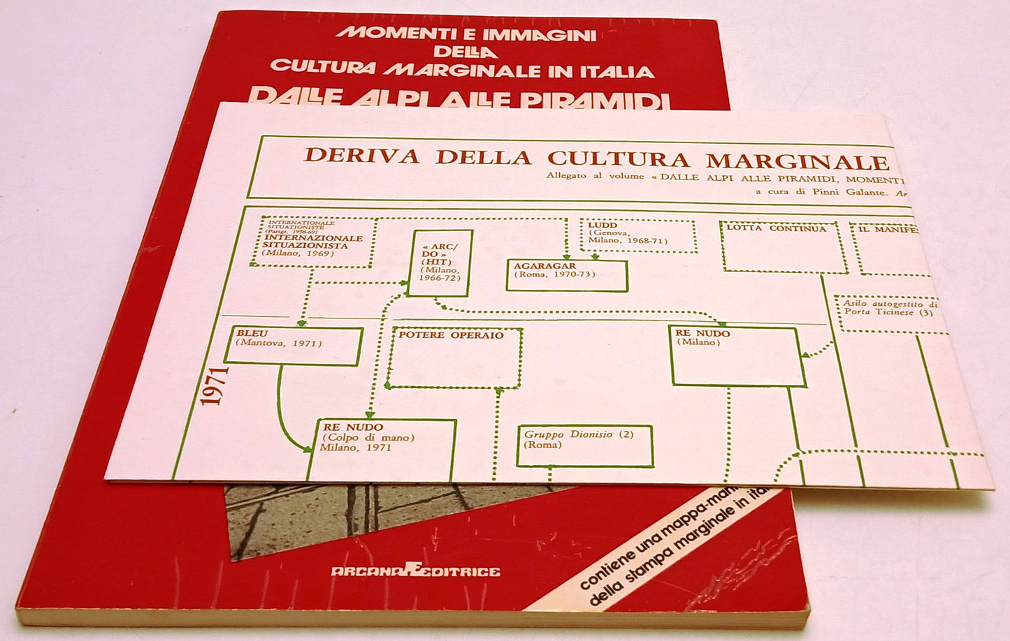 Momenti e immagini cultura marginale Italia- Pinni Galante- Arcana- 1975- YFS742