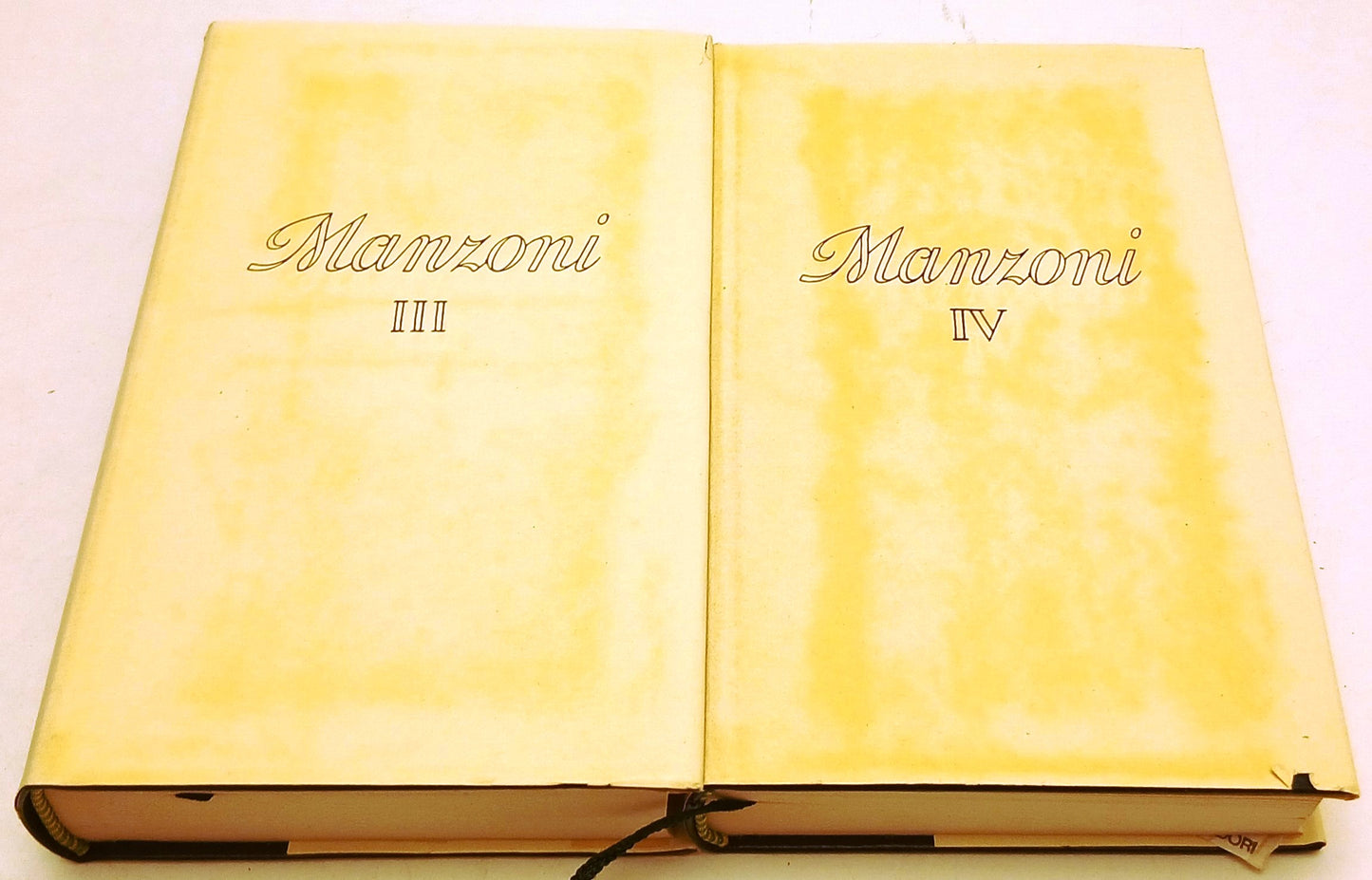 Tutte le Opere III/IV Morali Scritti Politici - Manzoni - Mondadori- 1a ed.- XFS
