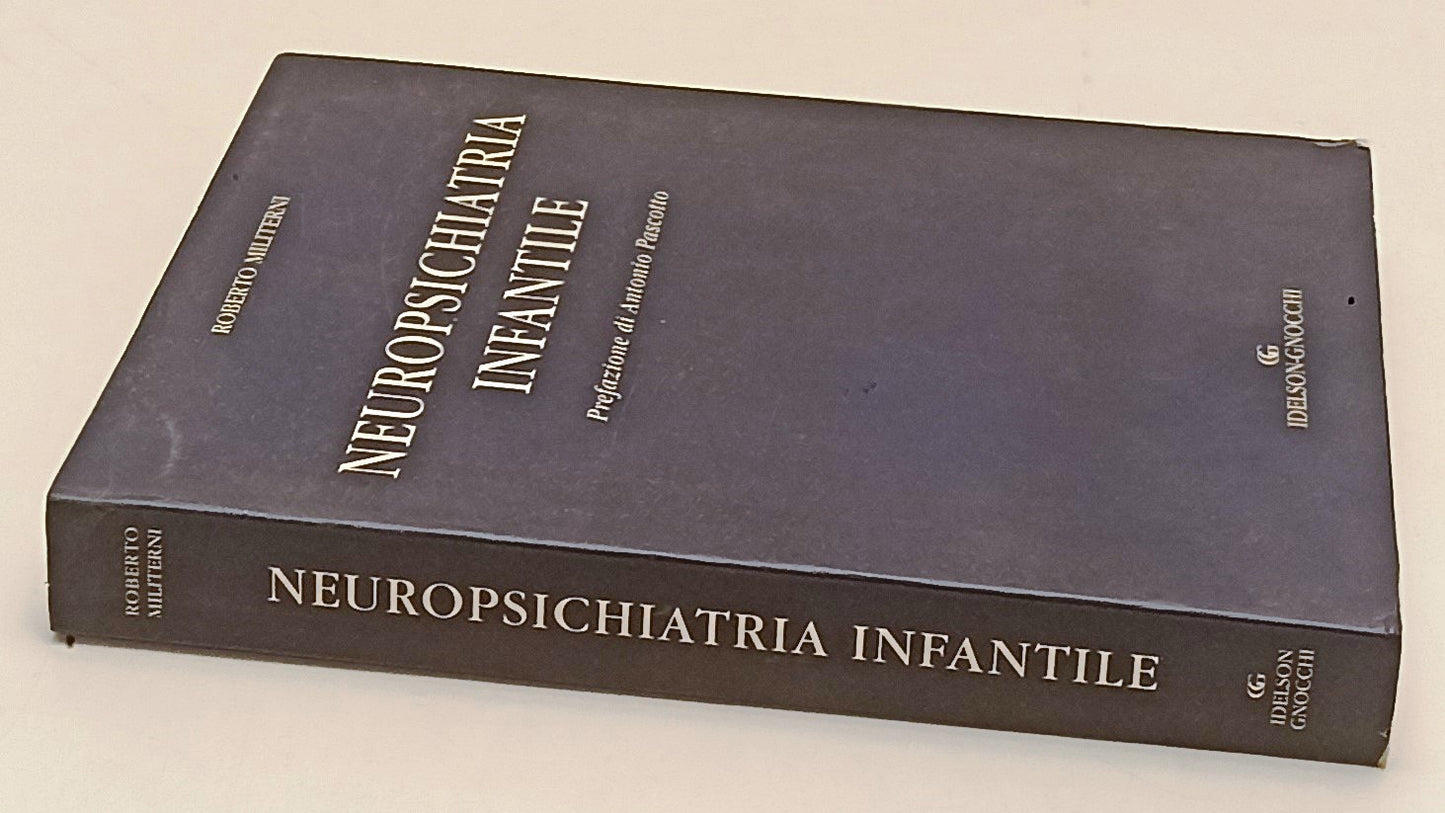 LZ- NEUROPSICHIATRIA INFANTILE - MILITERNI - IDELSON GNOCCHI --- 1999- B- YFS304