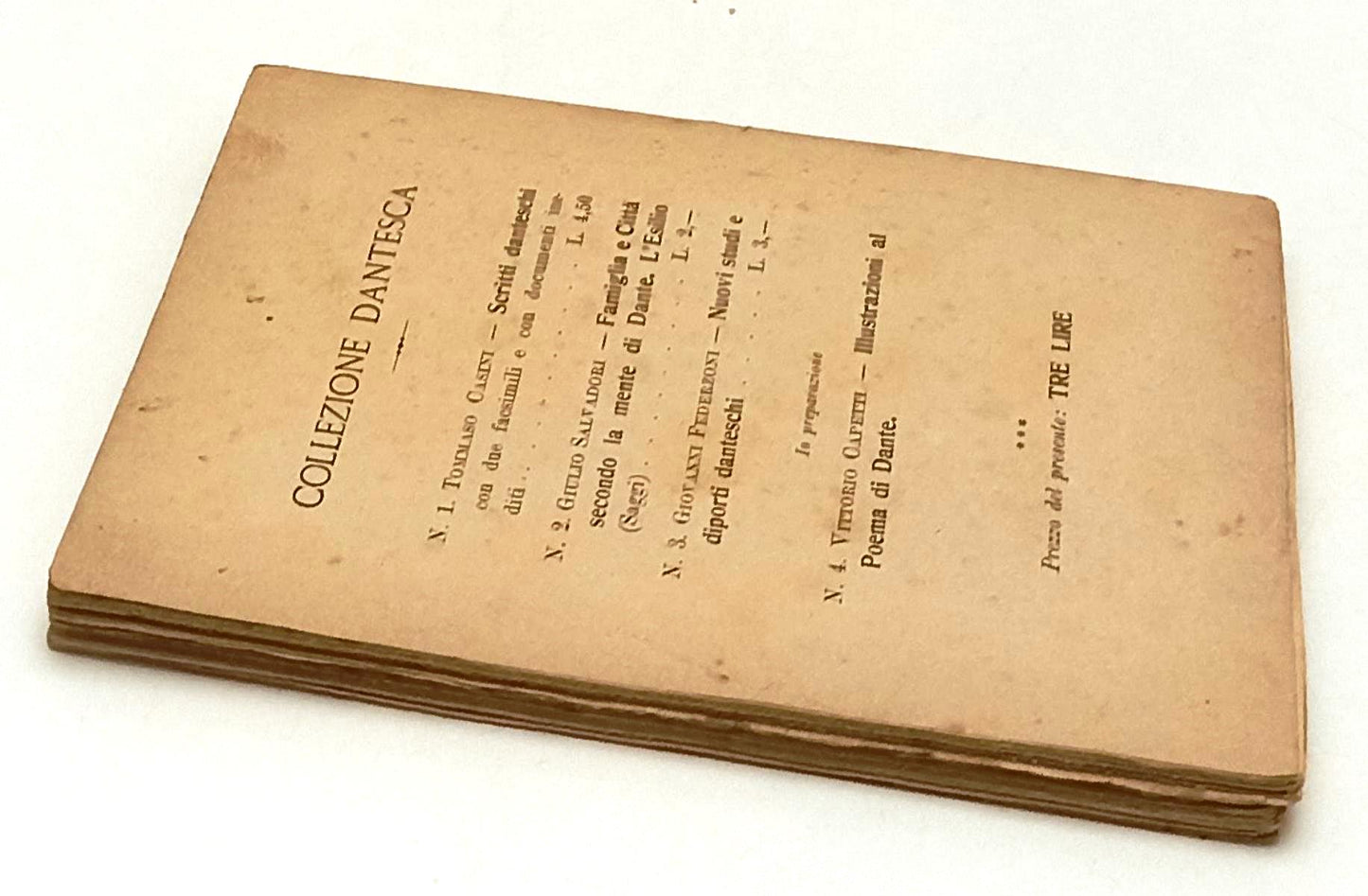 LS- NUOVI STUDI E DIPORTI DANTESCHI- GIOVANNI FEDERZONI- S. LAPI- 1913- B-XFS210