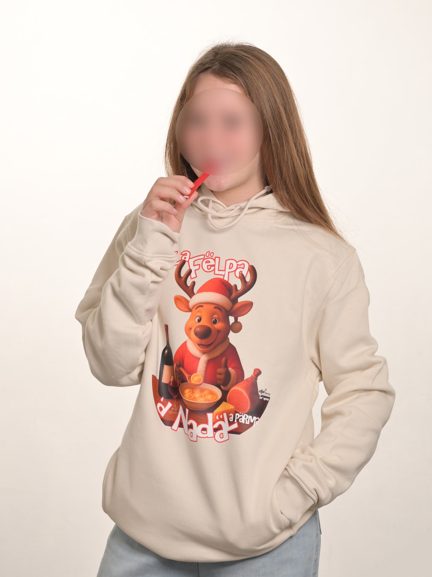 Felpa manica lunga LA FELPA D'NADAL - La Felpa di Natale Vero PARMIGIANO