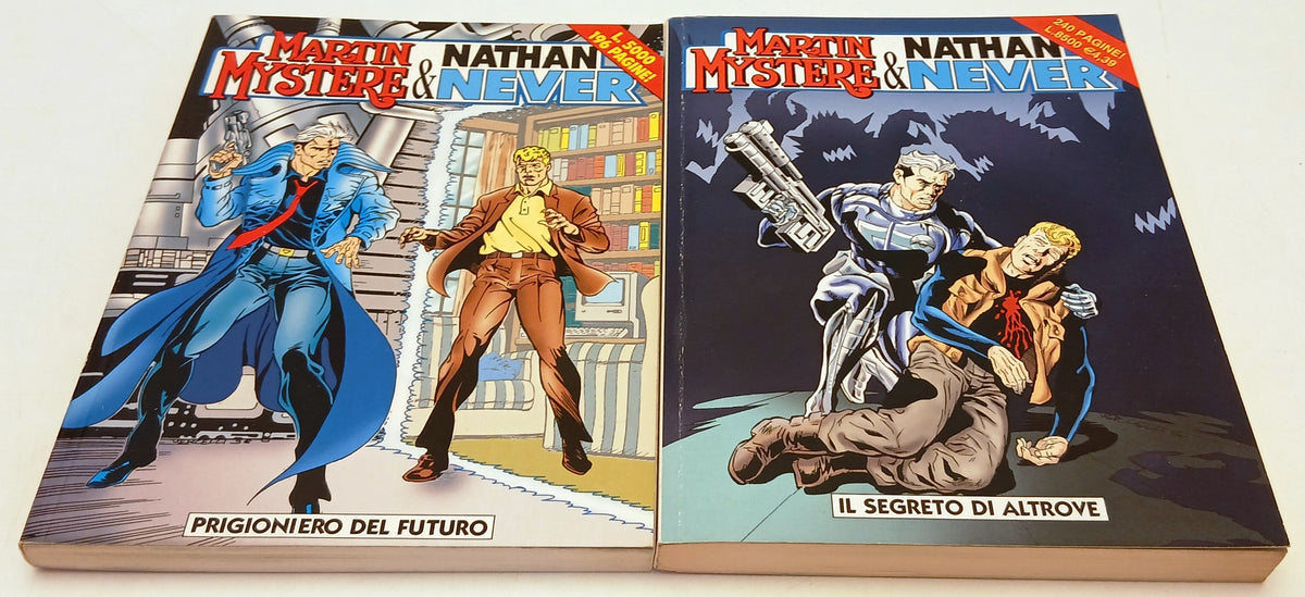 Crossover Nathan Never & Martin Miystere 2 albi Segreto altrove - Bonelli- D26