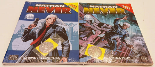Nathan Never 359/360 con medaglie celebrative - Legs - Bonelli - blisterati- D26
