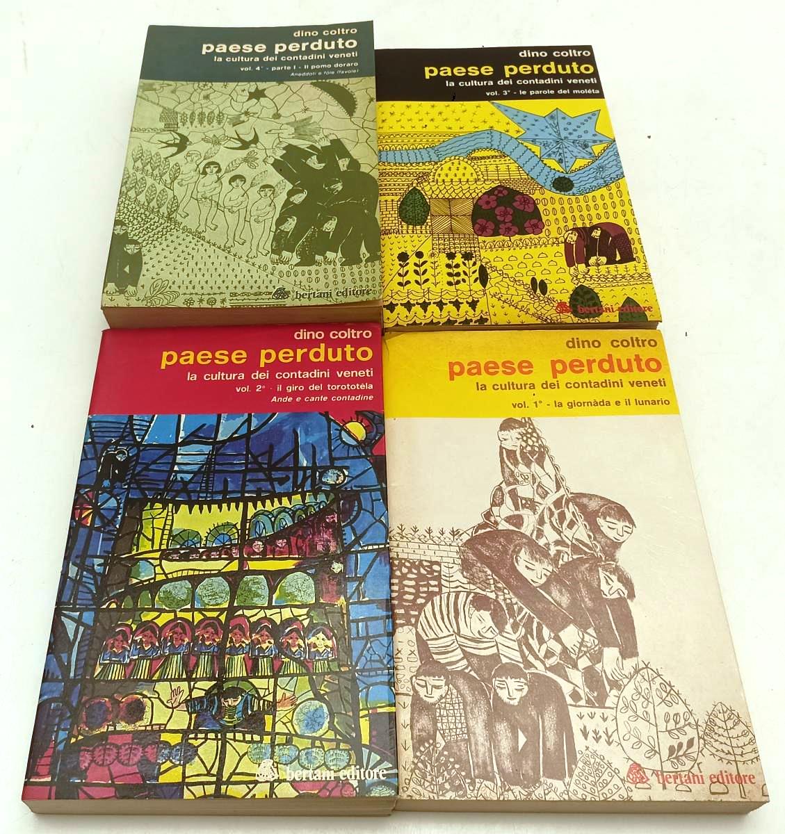 LS- PAESE PERDUTO CURA CONTADINI VENETI 4 VOLUMI- DINO COLTRO- BERTANI- B-XFS158