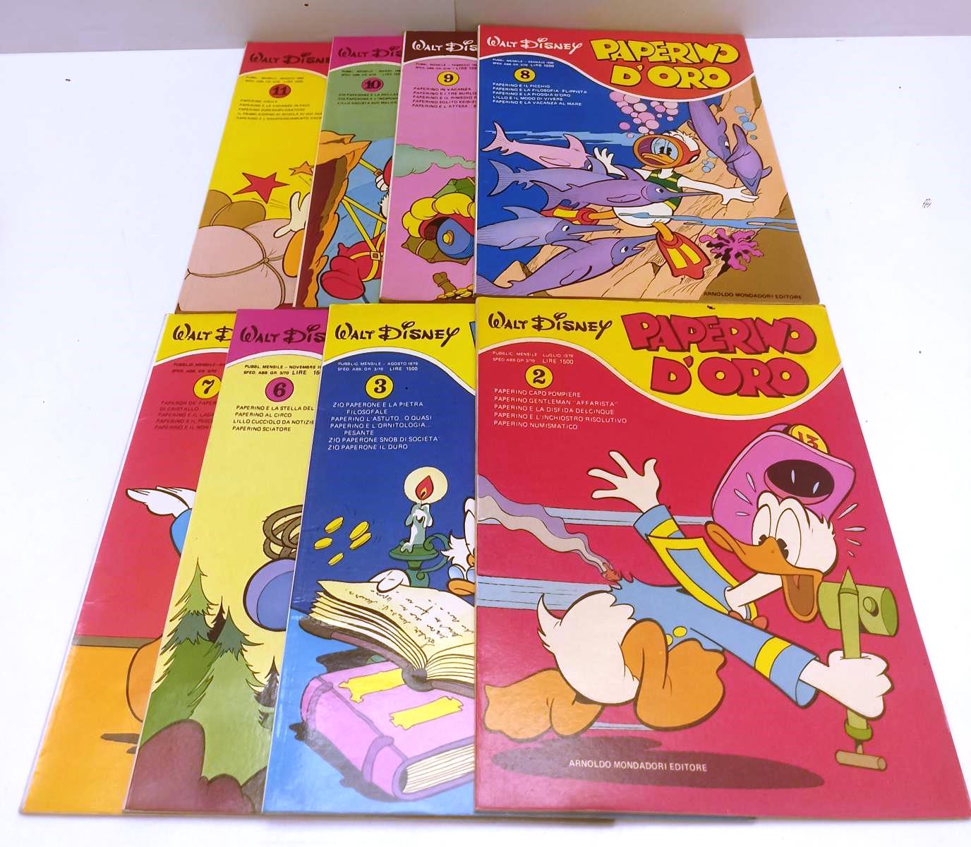 FD- PAPERINO D'ORO LOTTO 8 NUMERI -- DISNEY MONDADORI - 1979/1980 - B - B25