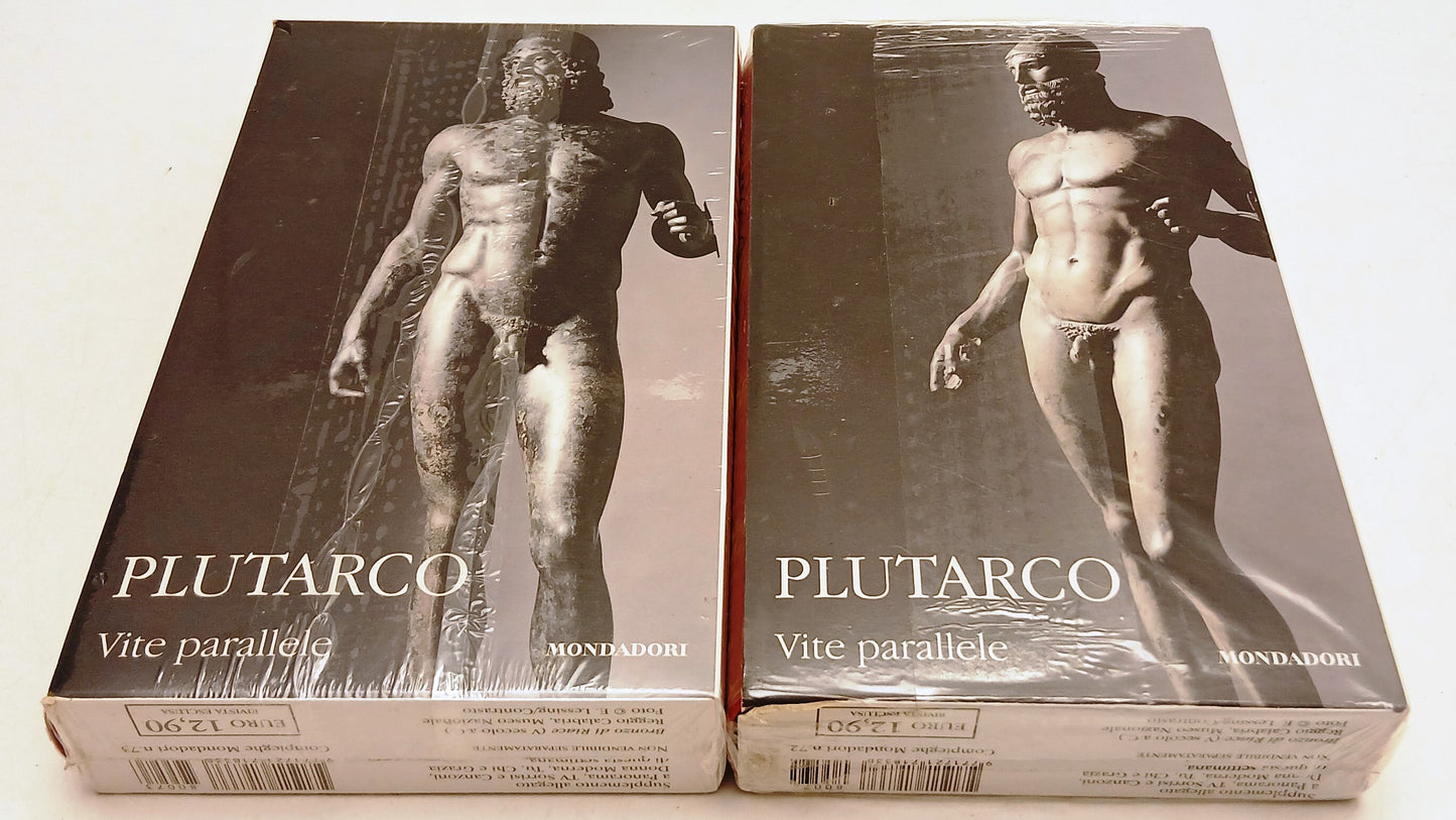 LN- VITE PARALLELE 2 VOLUMI- PLUTARCO- MONDADORI TV SEC- CLASSICI GRECI LATINI- XFS