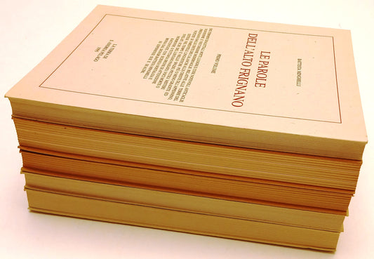 Le parole dell'alto frignano 5 volumi- Battista Minghelli- Terra S.Andrea Pelago