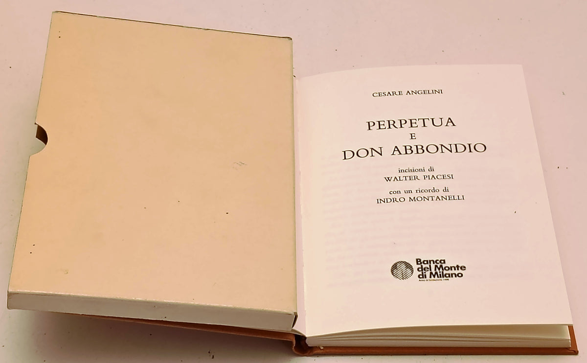 Perpetua e Don Abbondio - Cesare Angelini Walter Piacesi - Banca Monte - ZFS279
