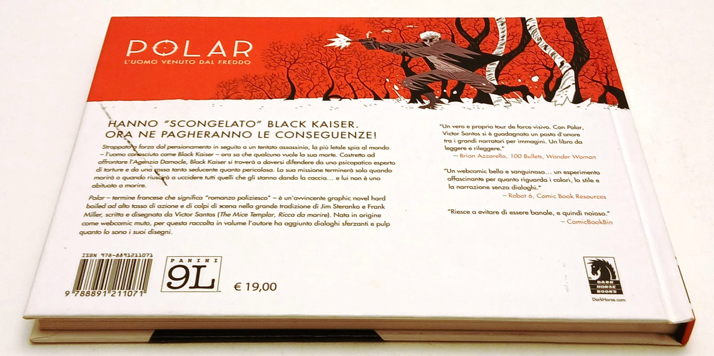 Polar L'uomo venuto dal freddo- Victor Santos- Panini 9L- 1a ed.- cartonato- A26